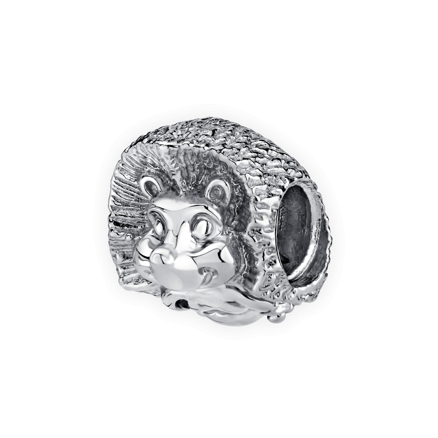 

Бусина подвеска ежик серебро small из родированного серебра 925-й пробы (31 74 ) cava.cool