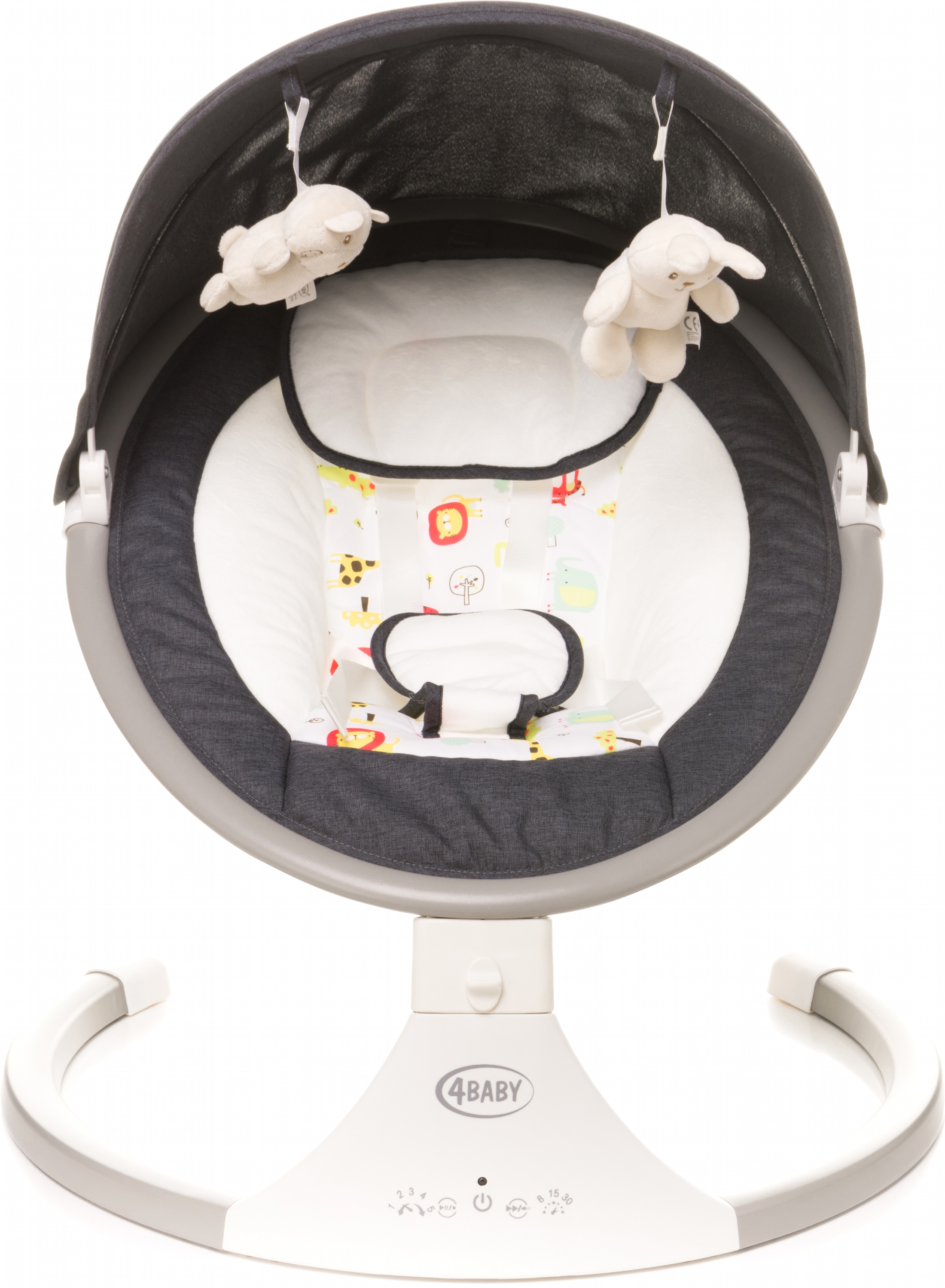 

Кресло-качалка 4Baby Rock`n Relax Graphite (4RR04)