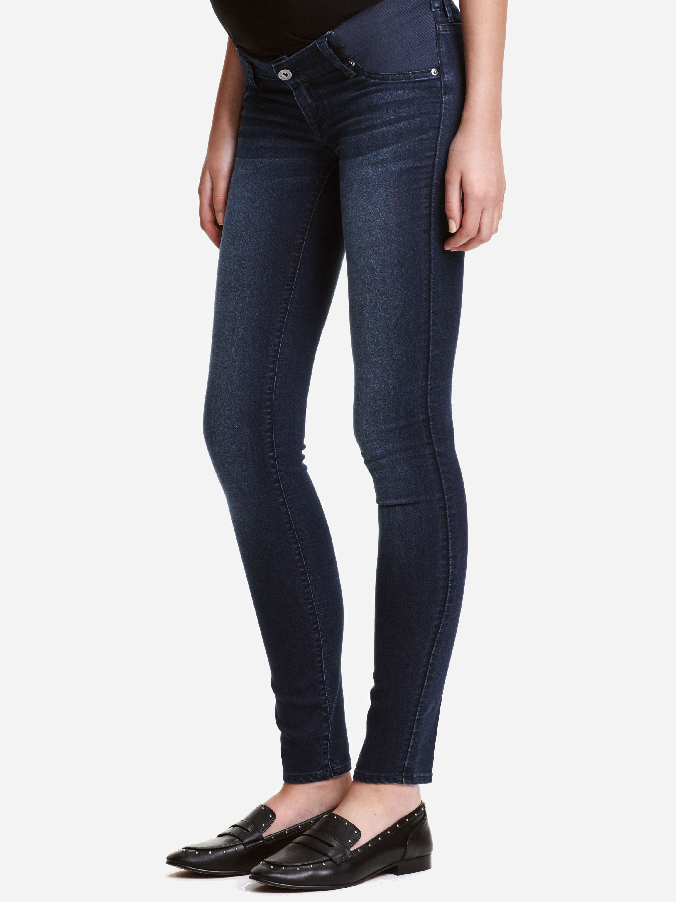 

Джинсы для беременных H&M 3191074-AAQJ 44 Темно-синие