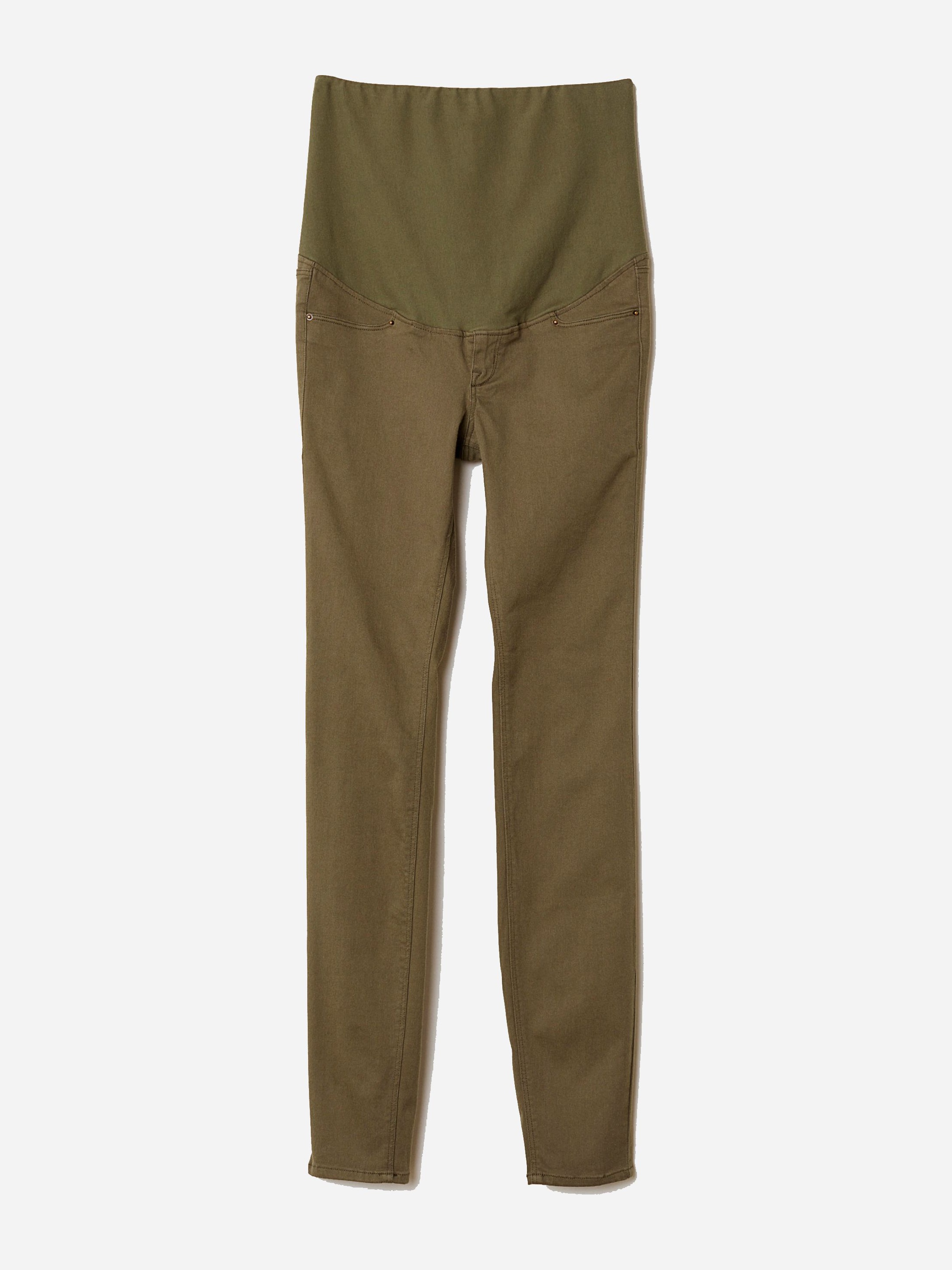 

Брюки для беременных H&M 4392858-ABTE 32 Болотные