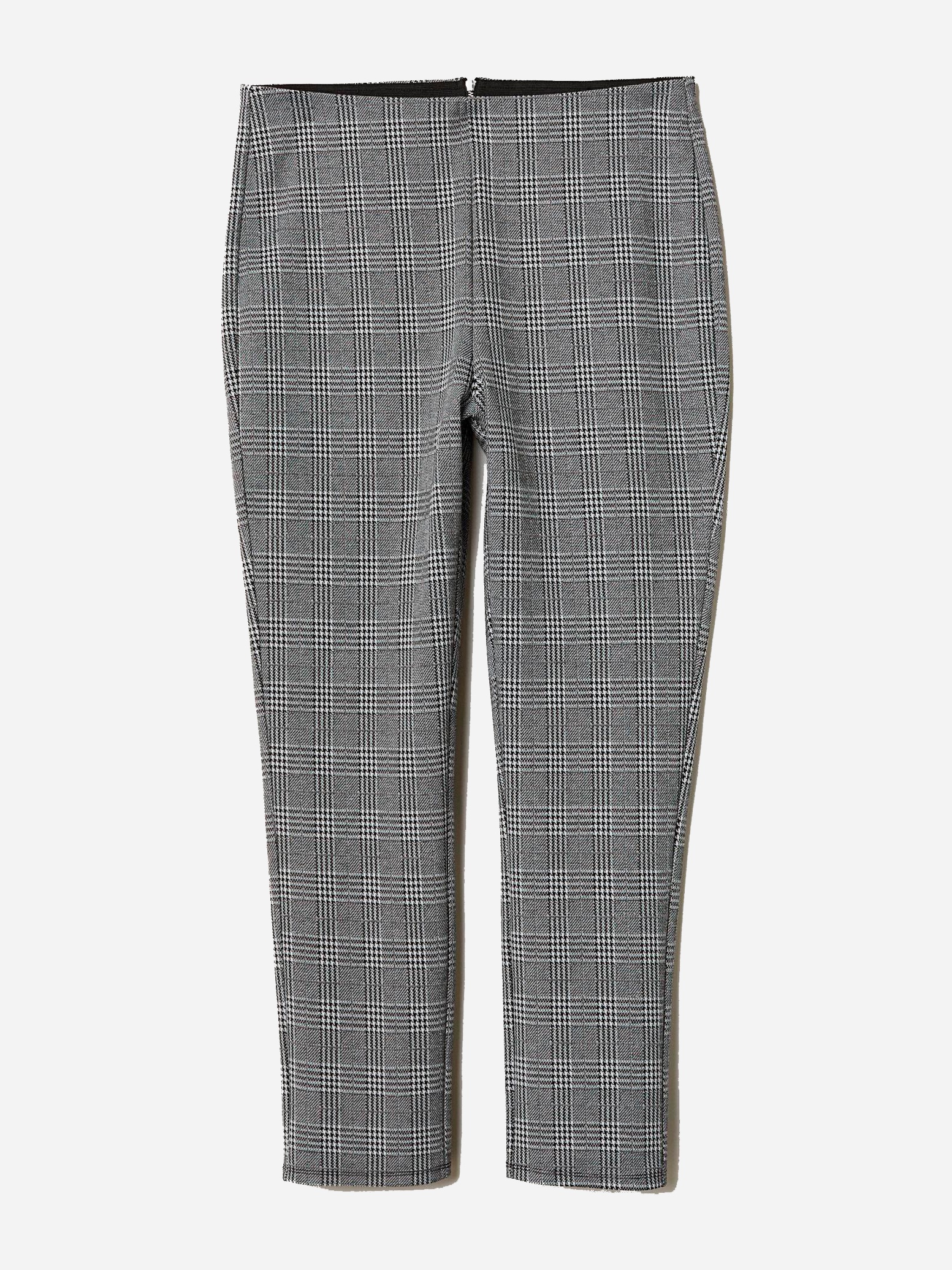 

Брюки H&M 6973158-ADHA 3XL Черные с белым
