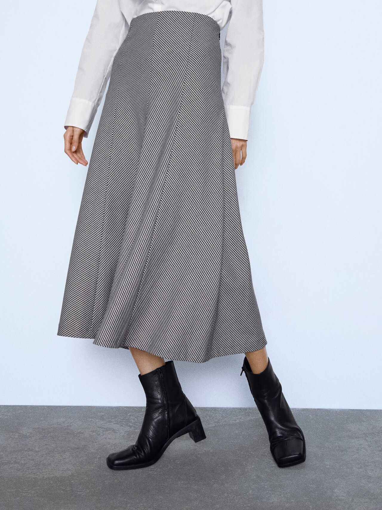 

Юбка Zara 8119/242/064-ABOU L Черная с белым