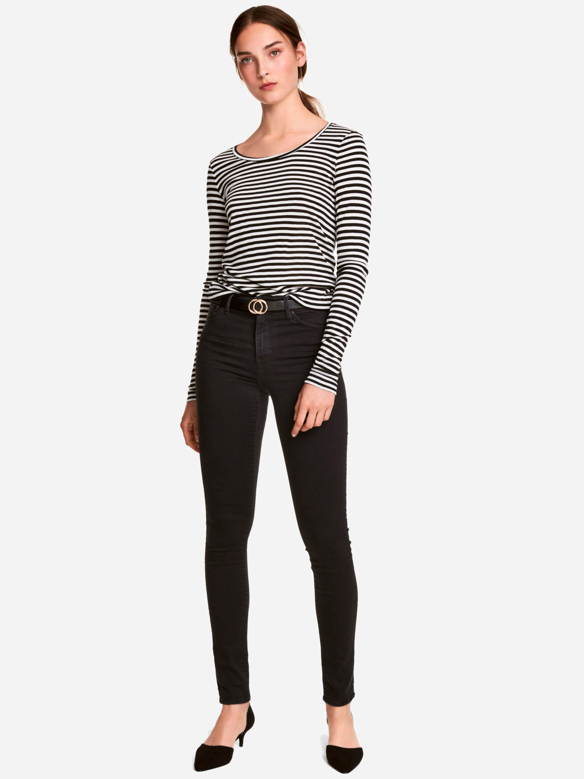 

Джинсы H&M 3991365-AAAD 25/32 Черные