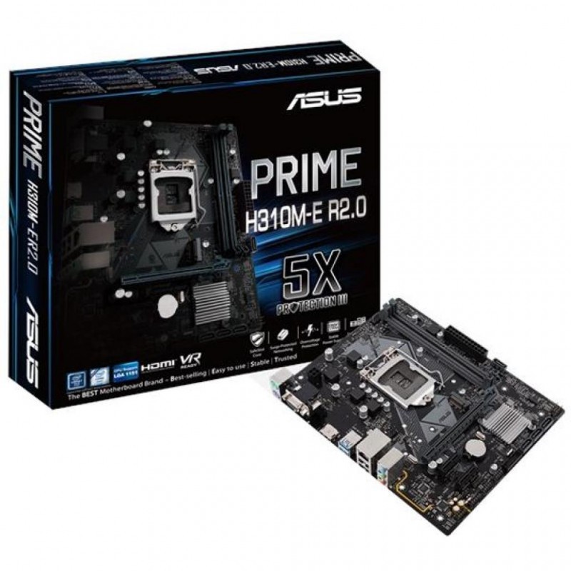 

Материнская плата Asus Prime H310M-E R2.0 (s1151, Intel H310, PCI-Ex16)