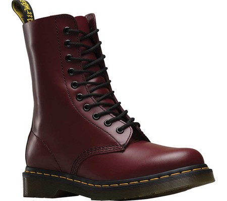 

Мужские ботинки Dr. Martens 1490 10-Eyelet Boot Cherry Red Smooth Leather 38