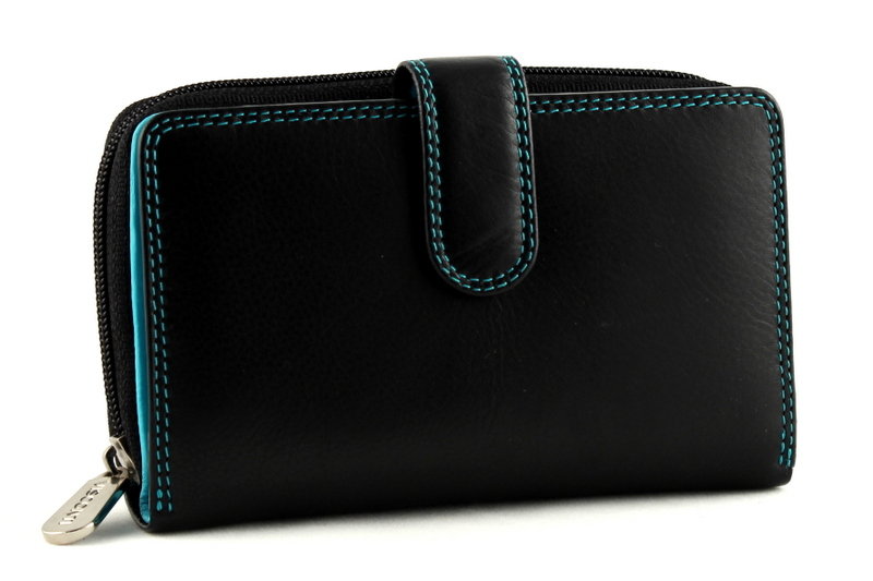 

Портмоне женское Visconti (CD-22 Blk/aqua) черный