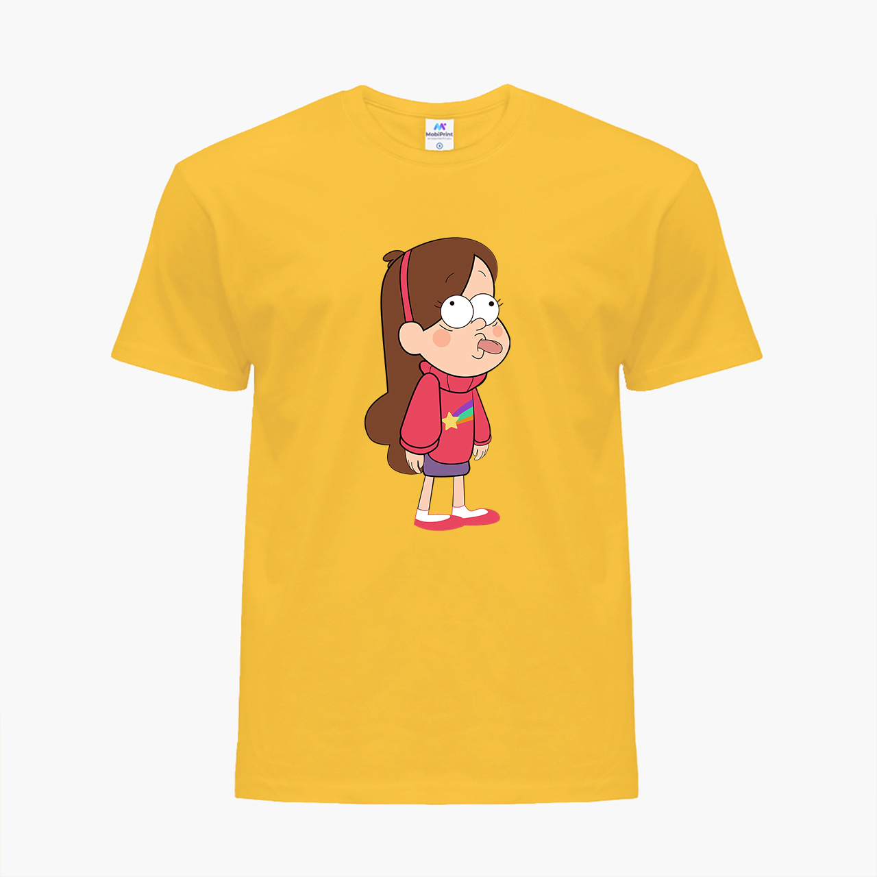 

Детская футболка Гравити Фолз Мейбл Пайнс (Gravity Falls Mabel Pines) (25186-2625) 122-128 см Хлопок Желтый