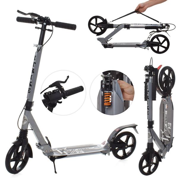 

Самокат взрослый iTrike SR 2-018-10-G Серый