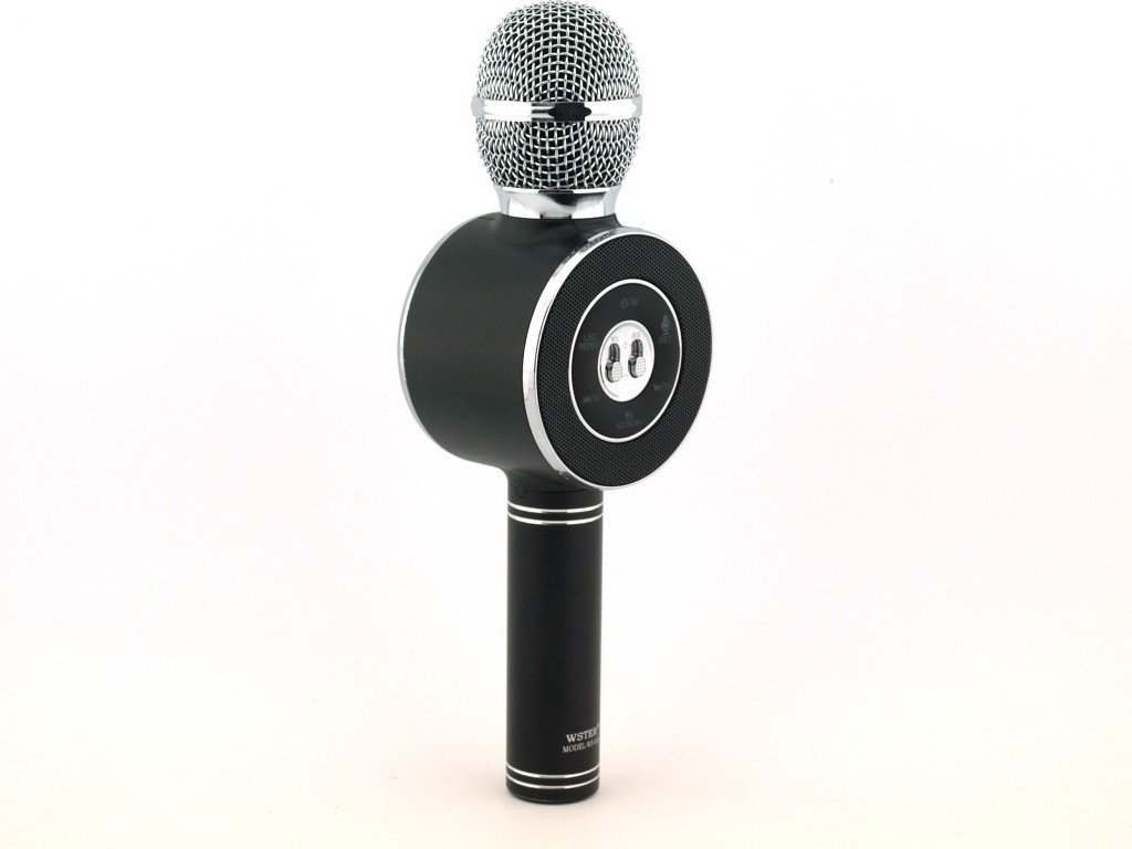 

Беспроводной микрофон для караоке Wster WS-668 с колонкой Black