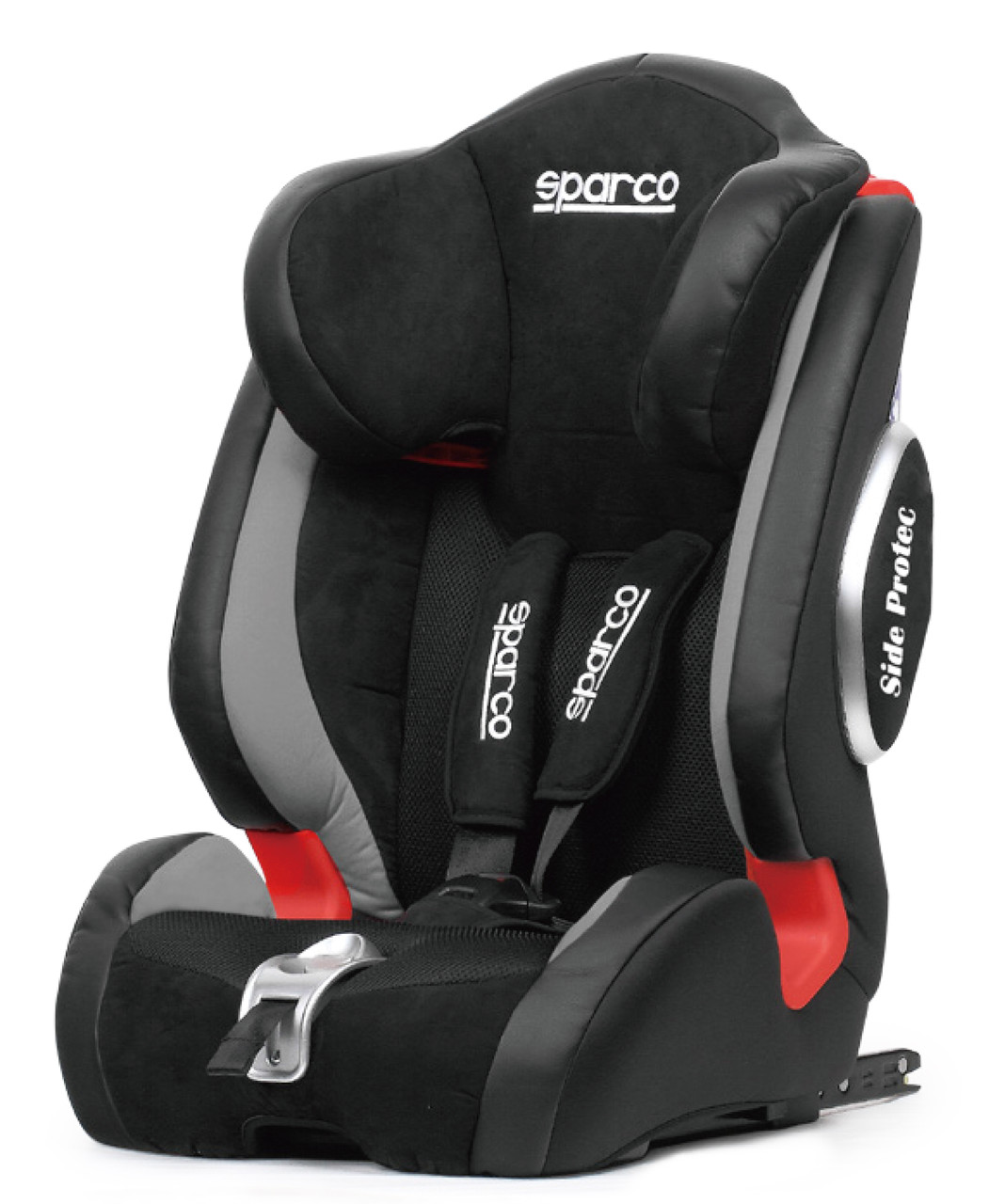 

Автокрісло Sparco isofix 1+2+3 (9-36кг) чорно - сіре SP F1000KI-G123GR