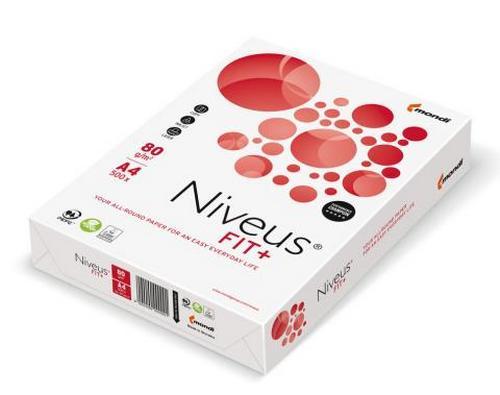

Бумага офисная Niveus FIT+ 500 листов А4 80 г/м2 (NV.A4.80.FIT)