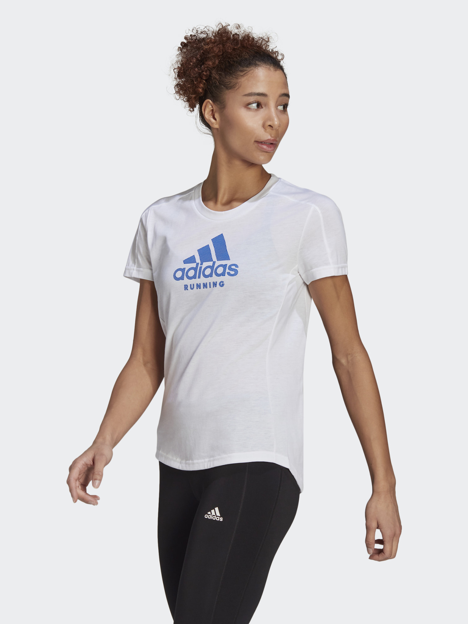 

Футболка Adidas Run Logo Tee W GJ6458 L White