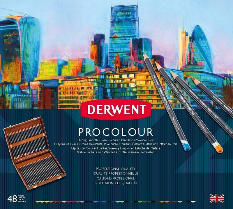 

Карандаши цветные Derwent Procolour 48цв в дерев.пенале (5028252516143)
