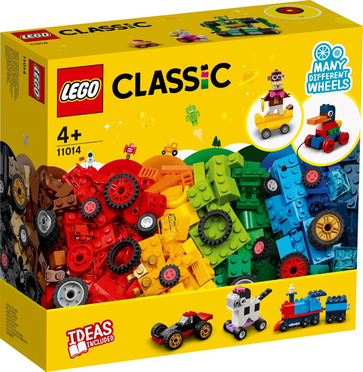 

Lego Classic Кубики и колёса 11014