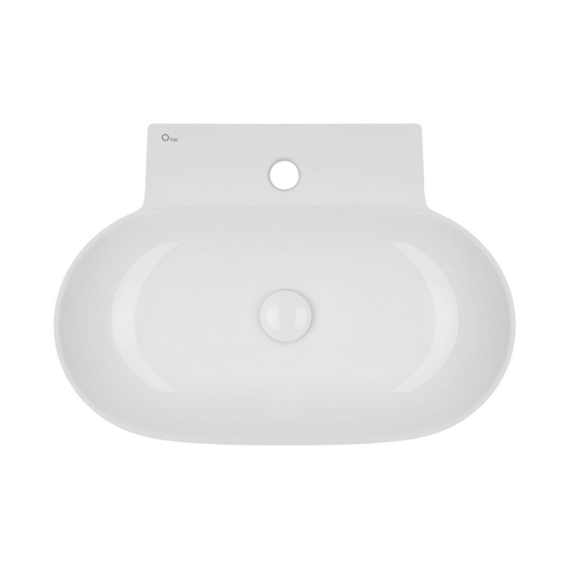 

Раковина Qtap Cardinal з донним клапаном QT0411K177W