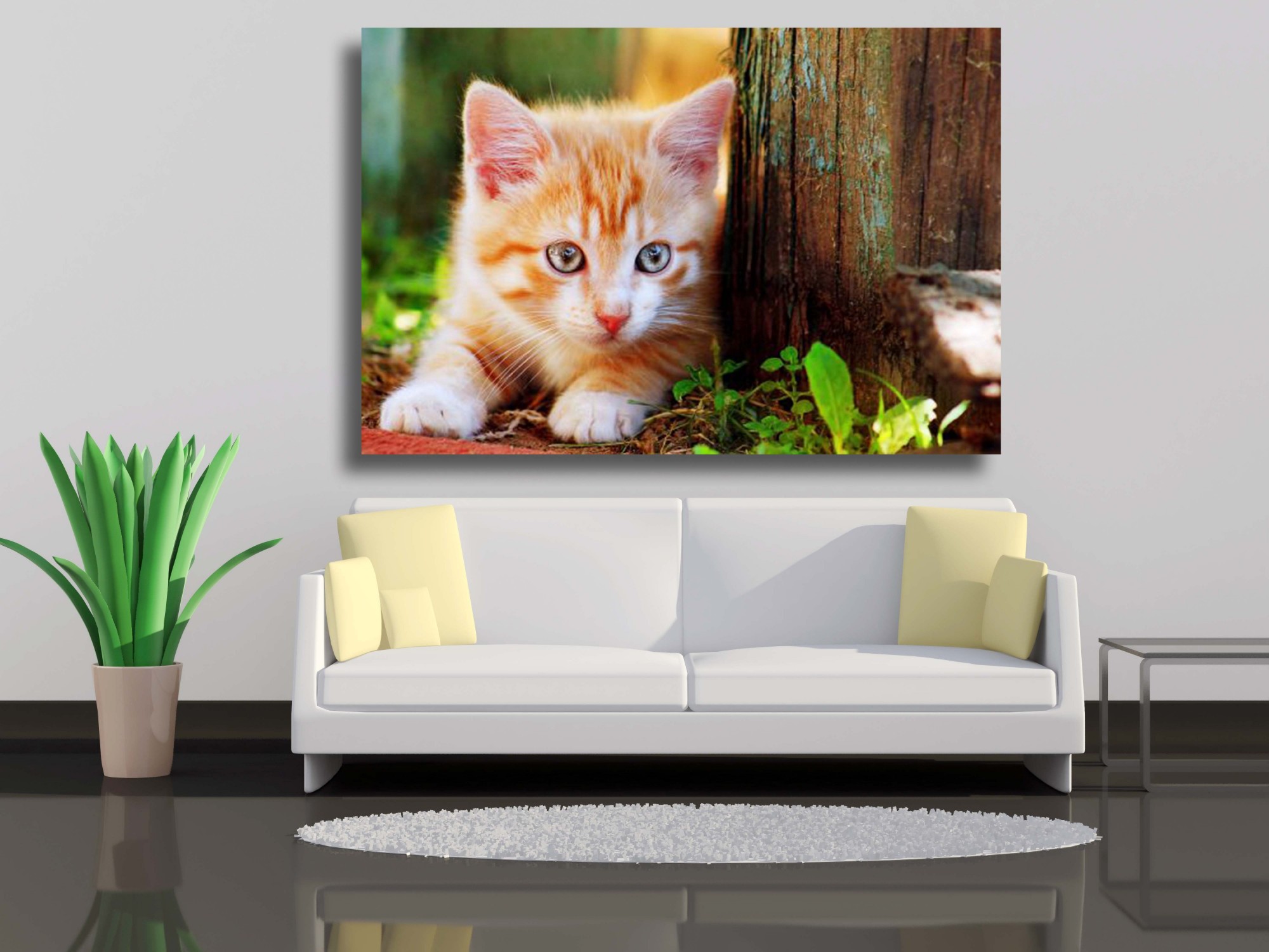 

Картина на холсте Рыжик 100х70