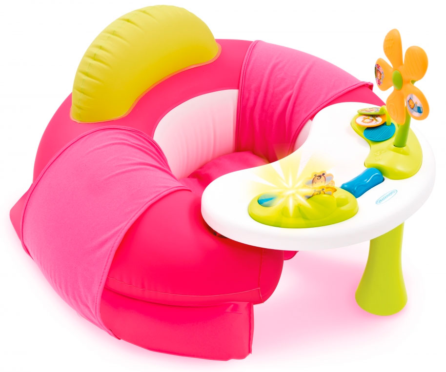 

Детское кресло Smoby toys Cotoons с игровой панелью розовое (110211)