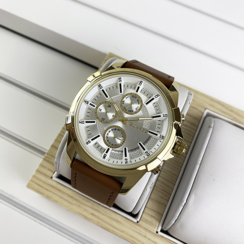 

Часы наручные Guardo 012469-4 Brown-Gold-White