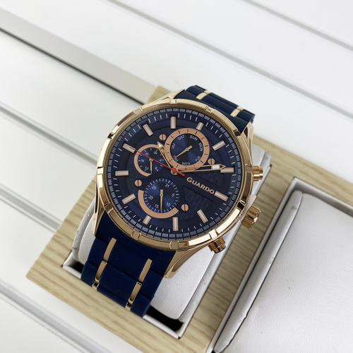 

Часы наручные Guardo 11531-5 Blue-Cuprum