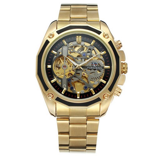 

Часы наручные Forsining 8130 Gold-Black