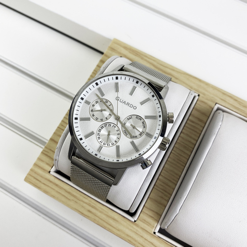 

Часы наручные Guardo 012077-1 Silver-White