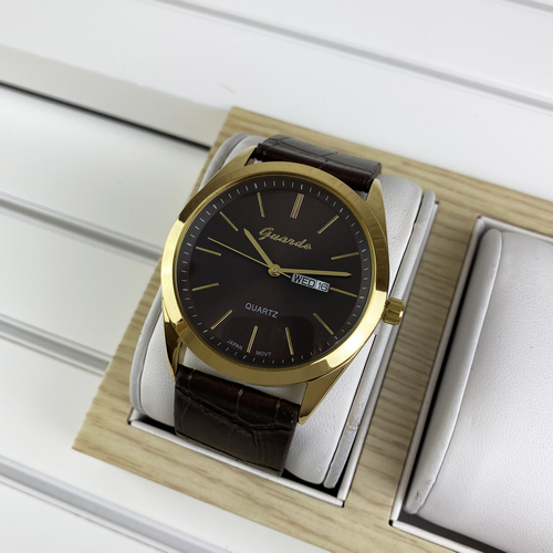 

Часы наручные Guardo 09132 Brown-Gold