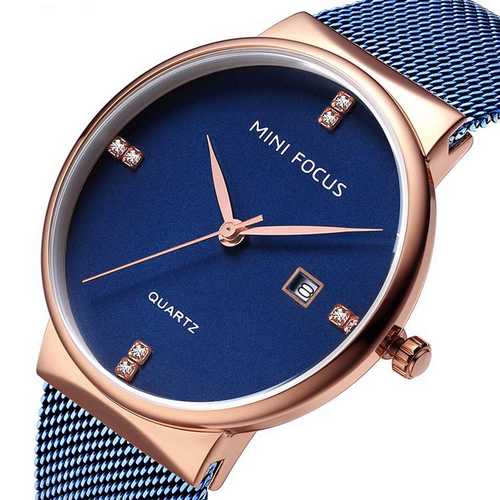 

Часы наручные Mini Focus MF0181G Blue-Cuprum