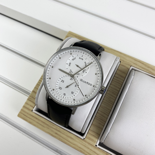 

Часы наручные Guardo 012522-2 Black-Silver-White