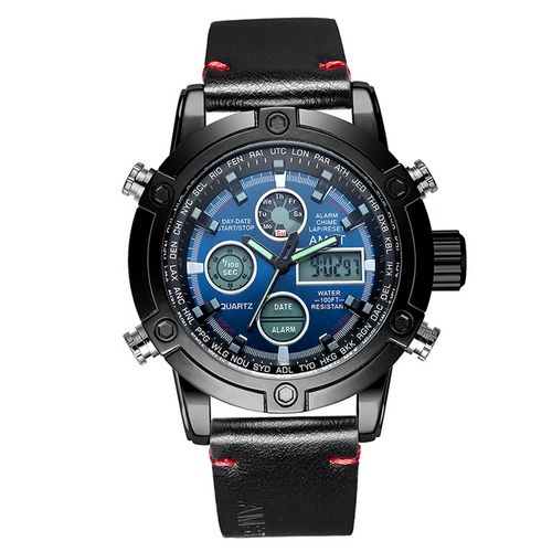 

Часы наручные AMST 3022P Black-Silver-Blue