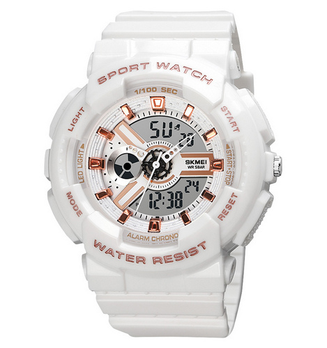 

Часы наручные Skmei 1689 White-Cuprum