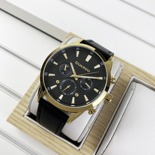 

Часы наручные Guardo B01338-3 Black-Gold