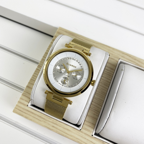 

Часы наручные Guardo 11405-4 Gold-White
