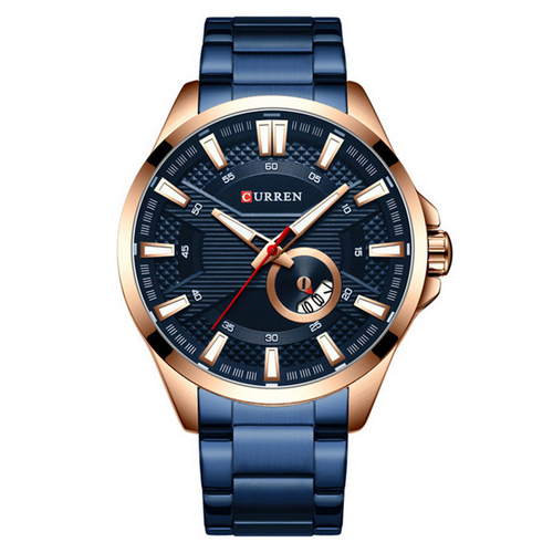 

Часы наручные Curren 8372 Blue-Cuprum