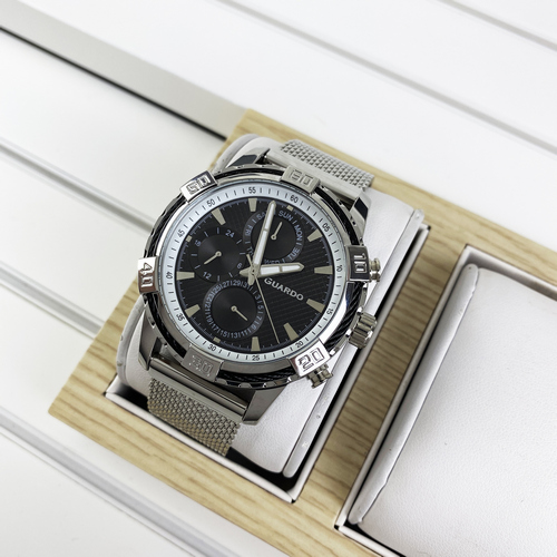 

Часы наручные Guardo B01352(2)-1 Silver-Black
