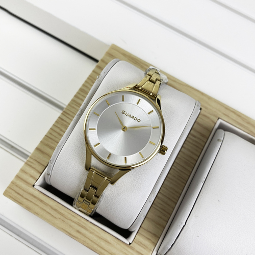 

Часы наручные Guardo 012440-4 Gold-White