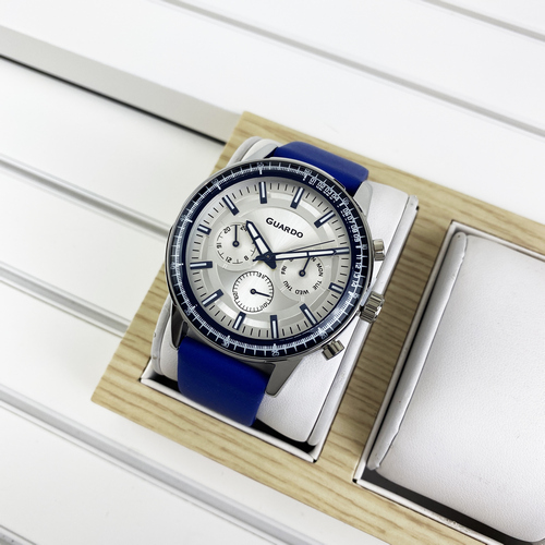 

Часы наручные Guardo 012287-3 Blue-Silver