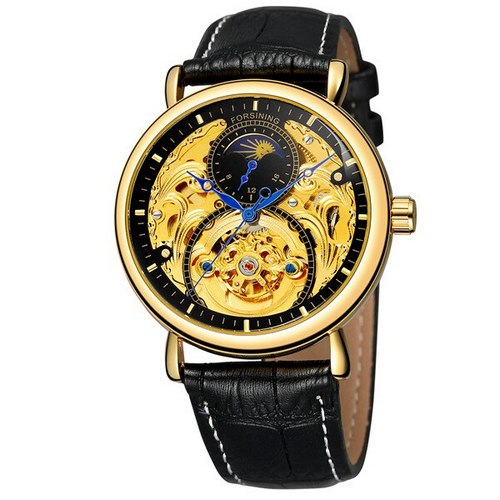 

Часы наручные Forsining 1125 Gold-Black