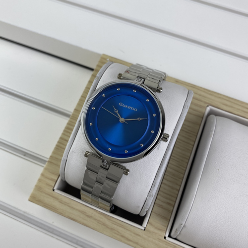 

Часы наручные Guardo 11394-2 Silver-Blue
