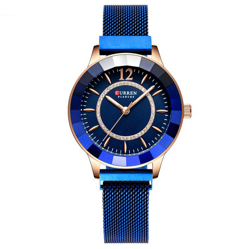 

Часы наручные Curren 9066 Blue-Cuprum