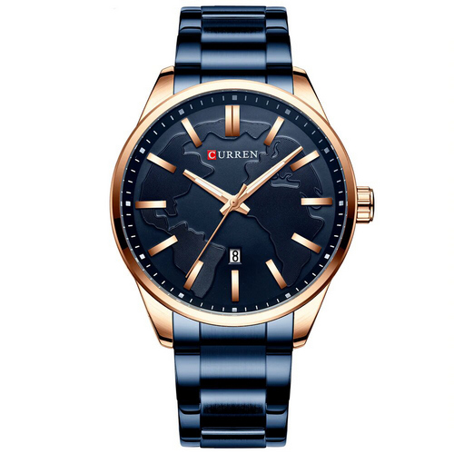 

Часы наручные Curren 8366 Blue-Gold