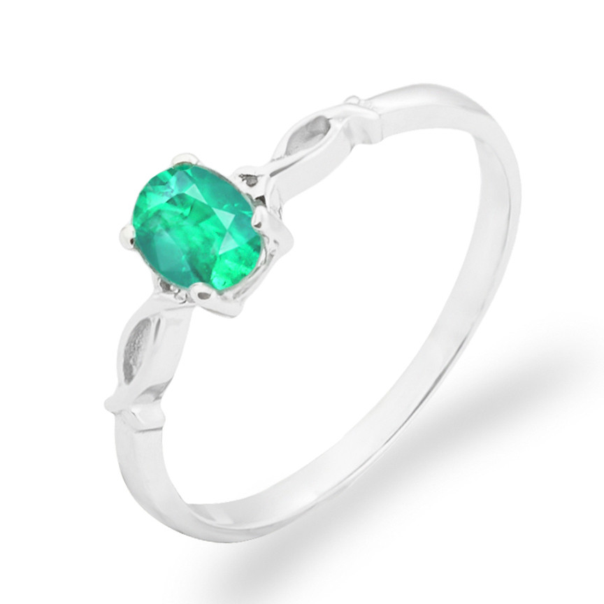 

Золотое кольцо с изумрудом 0,30 карат EMILY 16201