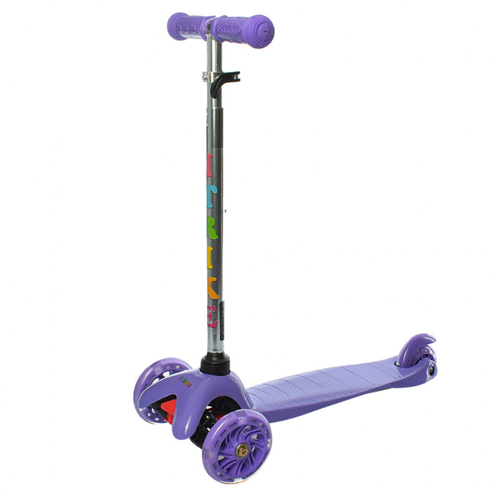 

Детский трехколесный самокат iTrike Scooter BB 3-013-4-C MINI Фиолетовый