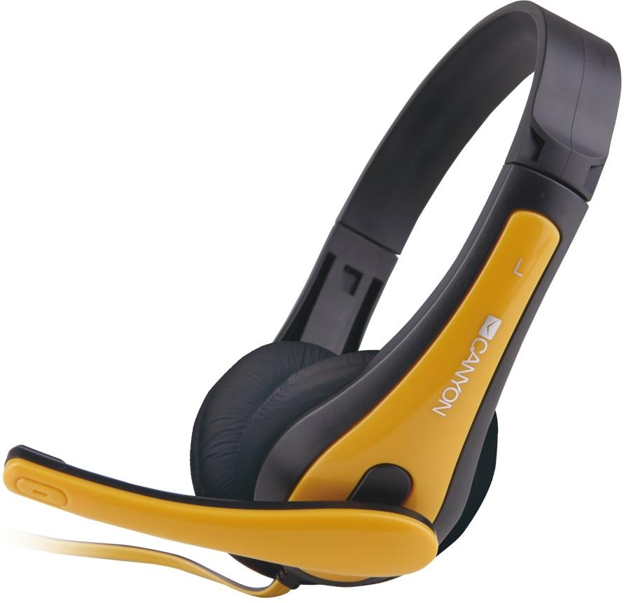 

Провідна гарнітура Canyon CNS-CHSC1BY Black/Yellow