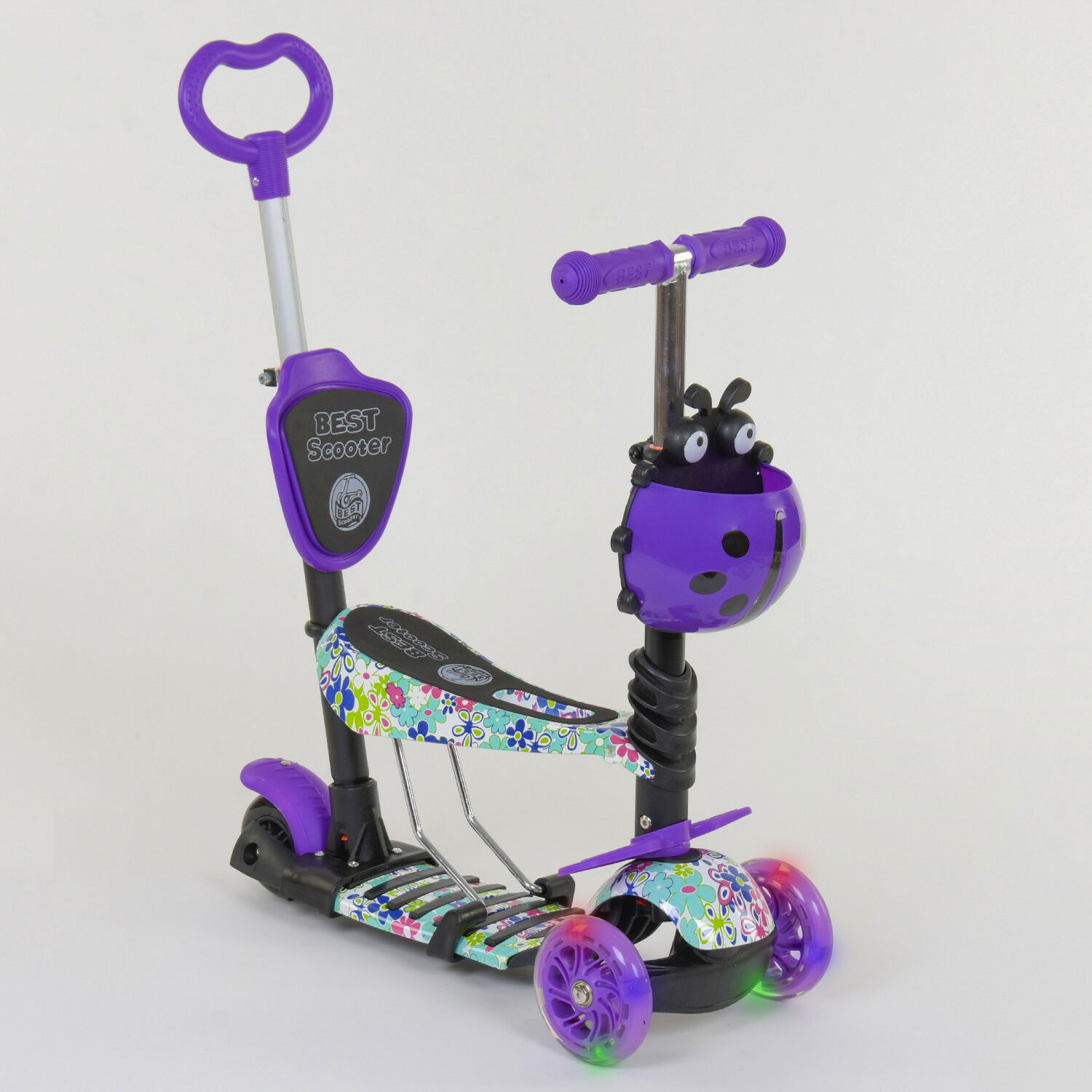 

Самокат 5в1 Best Scooter, АБСТРАКЦИЯ (SC-371)