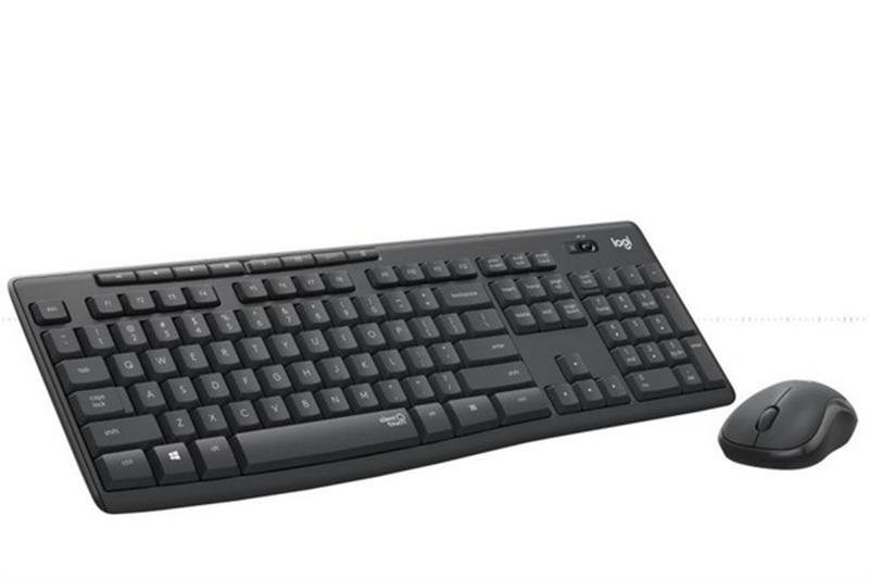 

Комплект (клавиатура, мышь) беспроводной Logitech MK295 Combo Black USB (920-009807)