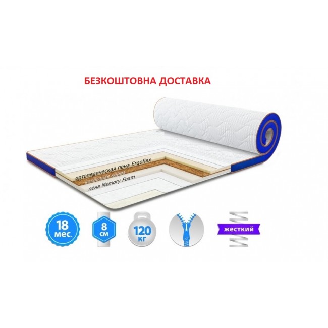 

Футон Sleep&Fly Memo 2 в 1 Kokos Стрейч 200х200 см