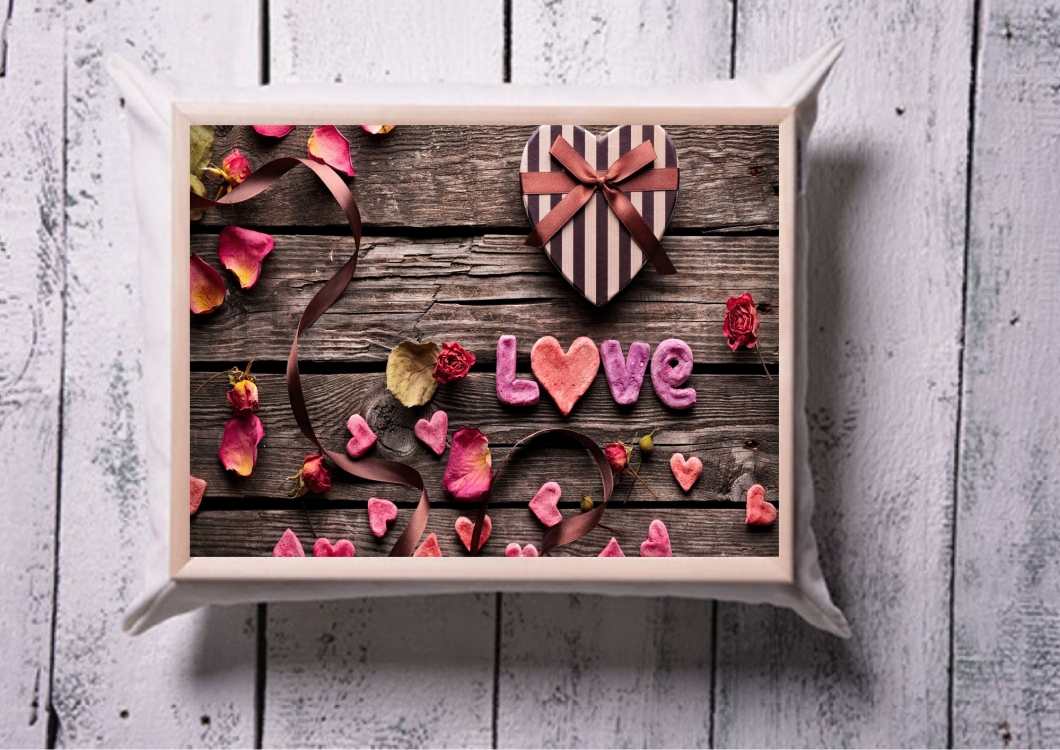 

Поднос на подушке FOR Love ( 125520)