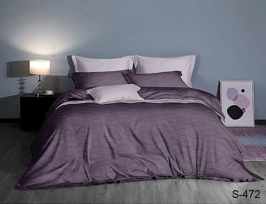 

Комплект постельного белья ТМ TAG с компаньоном сатин 100% хлопок King Size S472