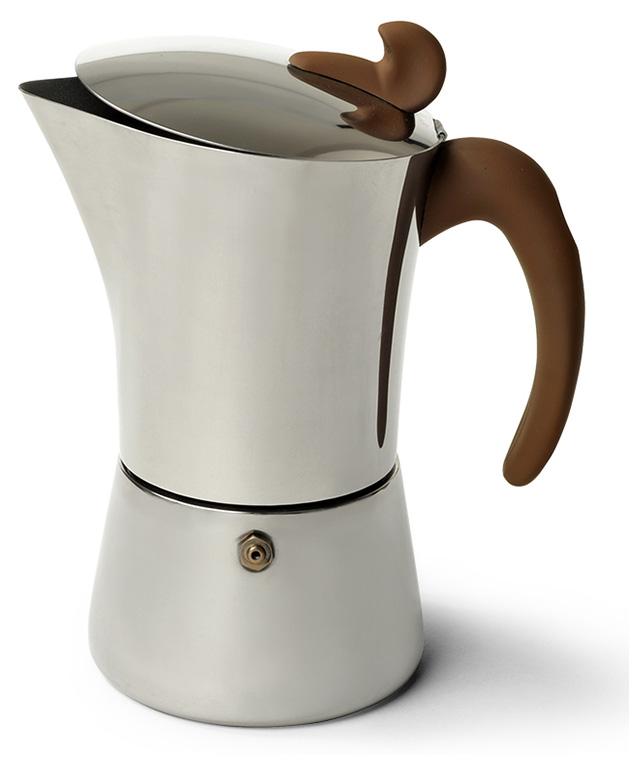 

Кофеварка гейзерная Fissman Henrietta 360 мл на 6 чашек Зеркальная