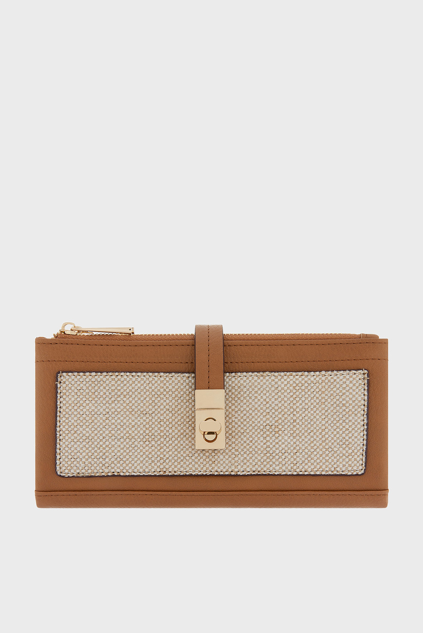 

Женский коричневый кошелек LINEN SOFT DOUBLE Accessorize OS 689874